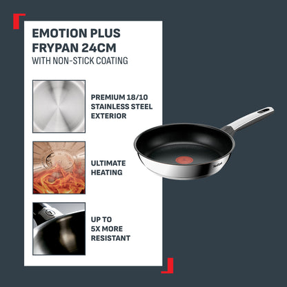 Tefal Emotion Plus Frypan 24cm (Non-Stick Coating)