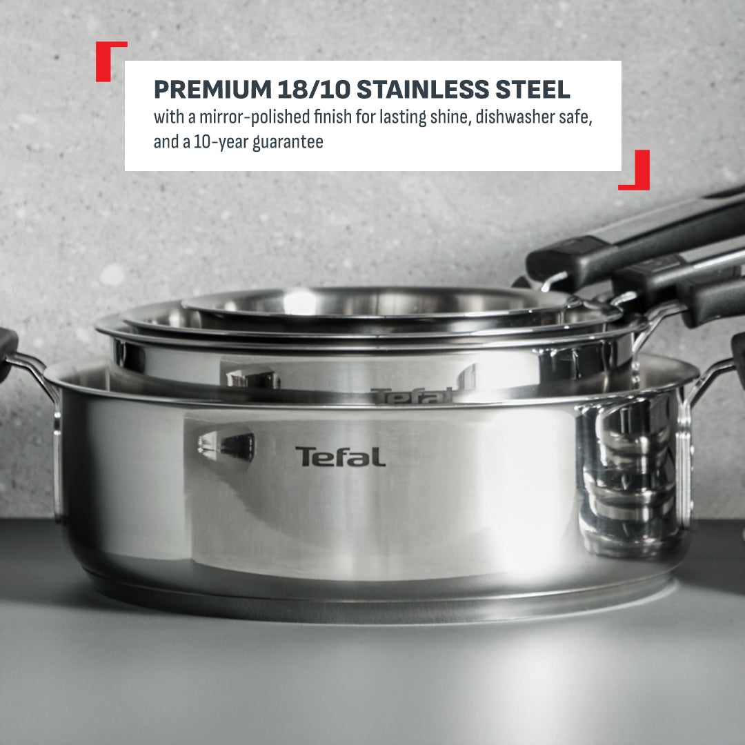 Tefal Emotion Plus Saucepan 18cm w/Lid (Stainless Steel)