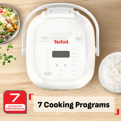 Tefal Mini Spherical Fuzzy Logic Rice Cooker 0.7L RK6011 (4 cups)