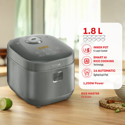 Tefal Rice Master IH Rice Cooker 1.8L RK818 (10 cups)