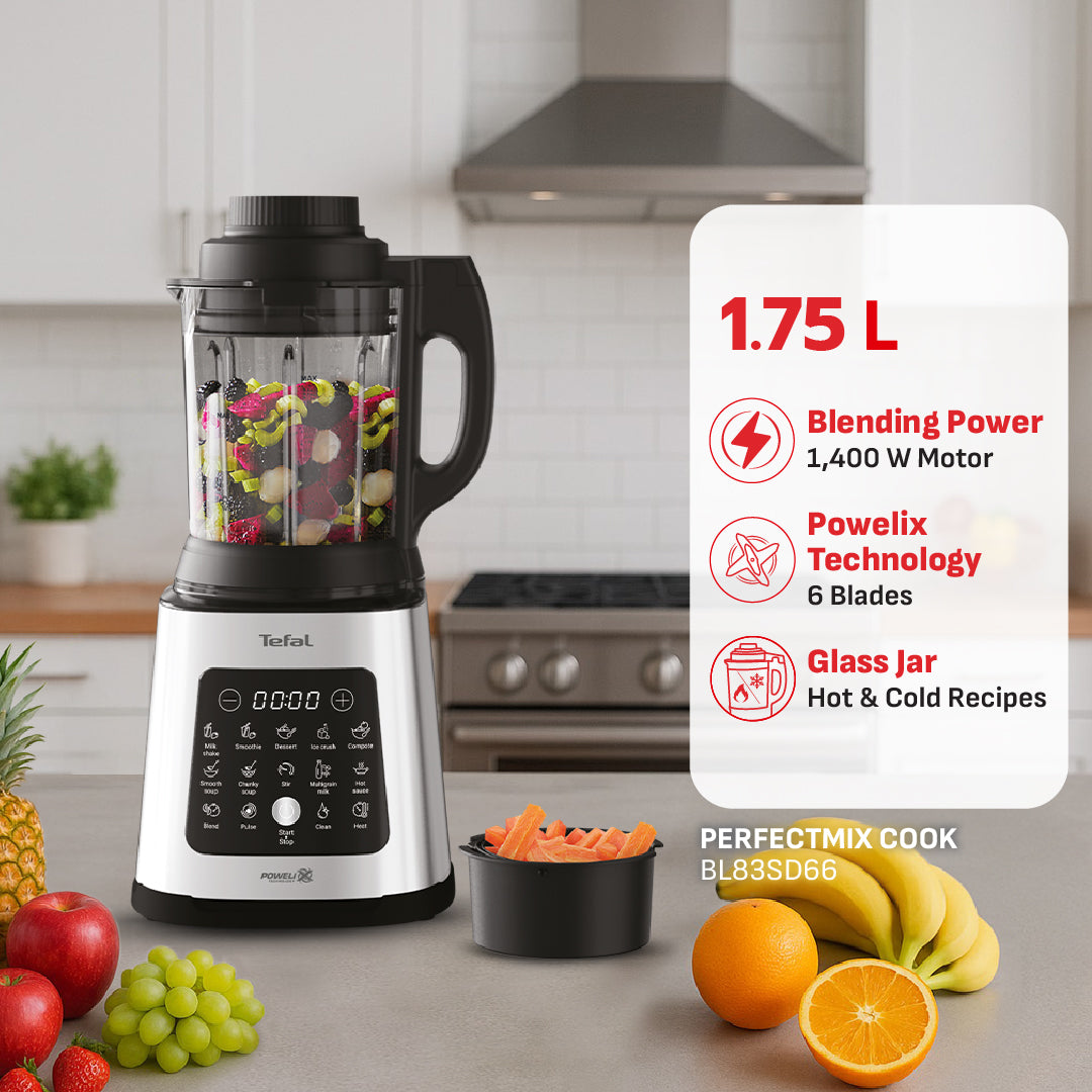 Tefal High Speed Blender PerfectMix Cook + Steam
