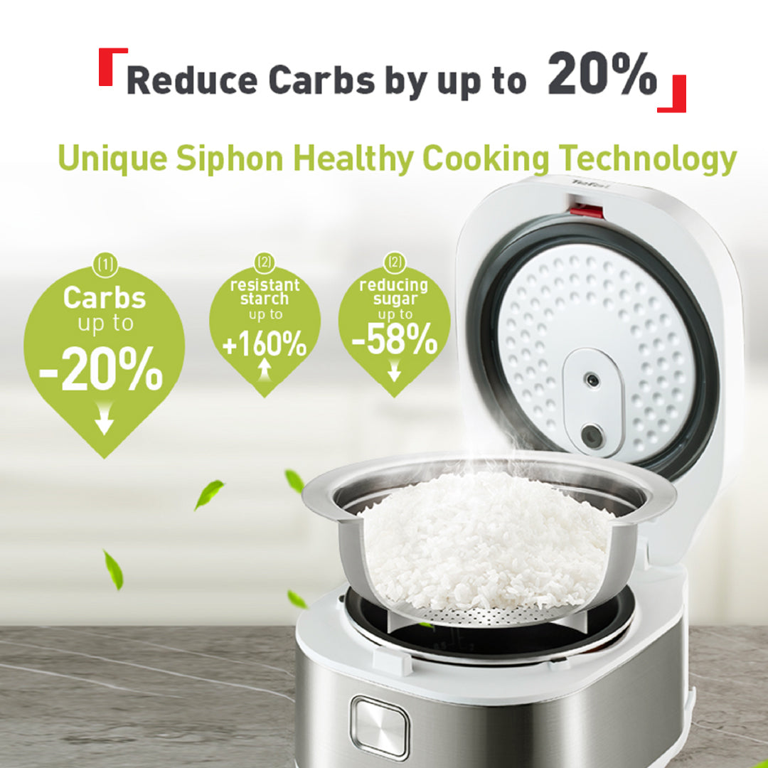 Tefal Healthy & Tasty Plus IH Rice Cooker 1.5L RK8621 (8 cups)