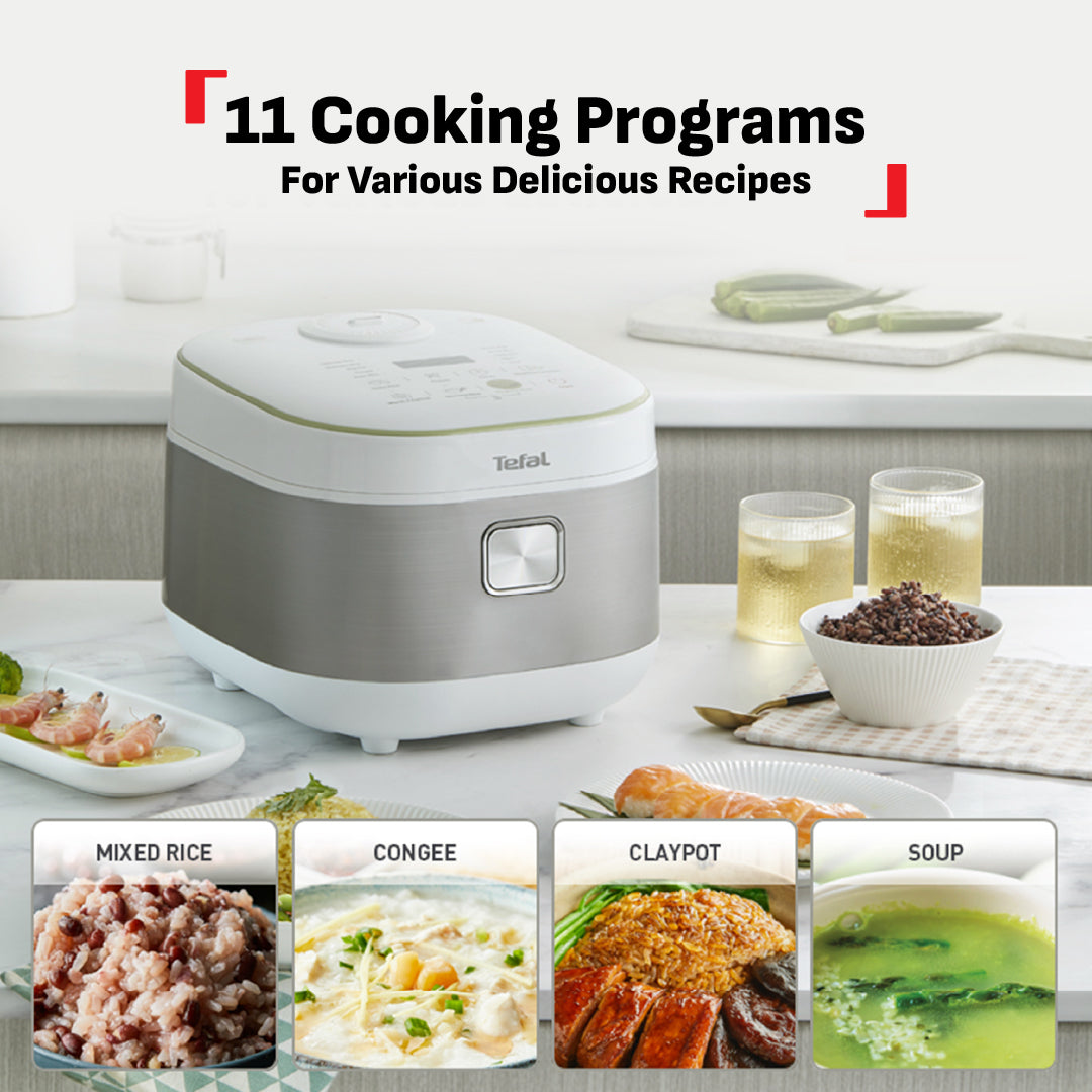Tefal Healthy & Tasty Plus IH Rice Cooker 1.5L RK8621 (8 cups)