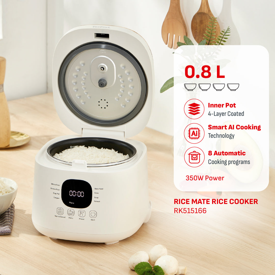 Tefal Mini Fuzzy Logic Rice Cooker RK5151 (4 cups)