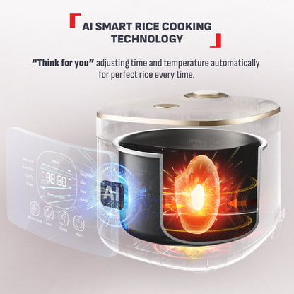 Tefal Mini Fuzzy Logic Rice Cooker RK5151 (4 cups)