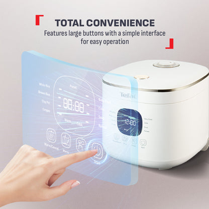 Tefal Mini Fuzzy Logic Rice Cooker RK5151 (4 cups)