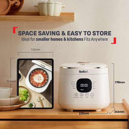 Tefal Mini Fuzzy Logic Rice Cooker RK5151 (4 cups)