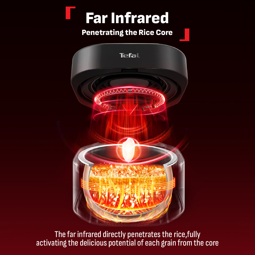 Tefal Far Infrared IH Rice Cooker 1.5L RK8868 (8 cups)