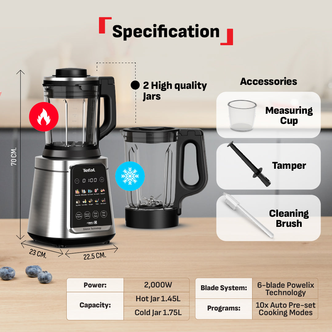 Tefal High Speed Blender Ultrablend Silence