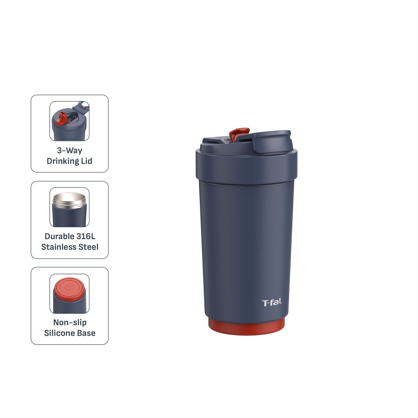 Tefal Coffee To Go Mug 450ml (Japan Edition)
