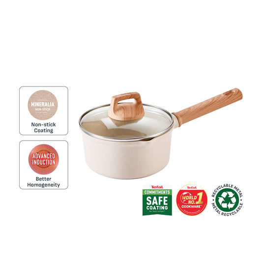 Tefal Cookware Cristalia Plus Saucepan 16cm w/Lid