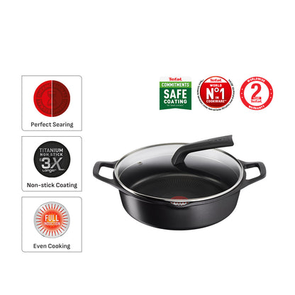 Tefal Robusto Shallow Pot 28cm