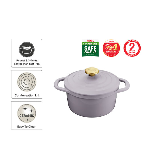 Tefal Air Stewpot 20cm W/Lid (Grey)