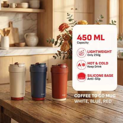Tefal Coffee To Go Mug 450ml (Japan Edition)