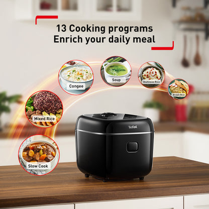 Tefal Delirice Max Fuzzy Logic Rice Cooker 1.8L RK7778