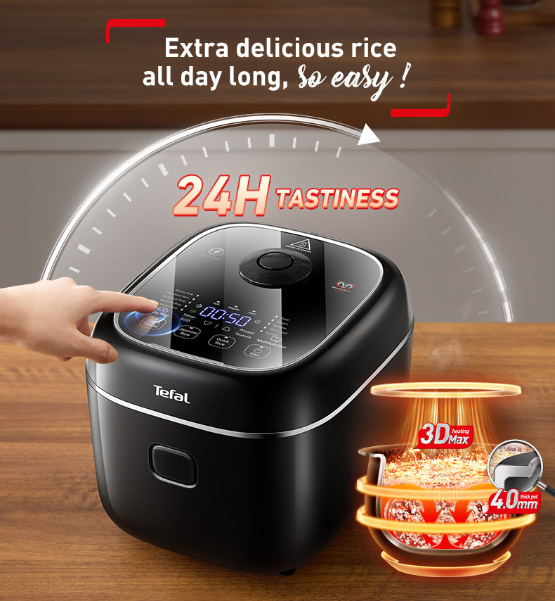 Tefal Delirice Max Fuzzy Logic Rice Cooker 1.8L RK7778
