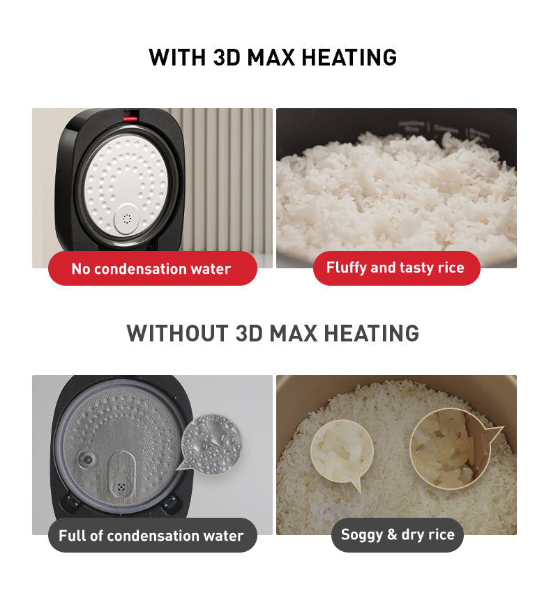 Tefal Delirice Max Fuzzy Logic Rice Cooker 1.8L RK7778