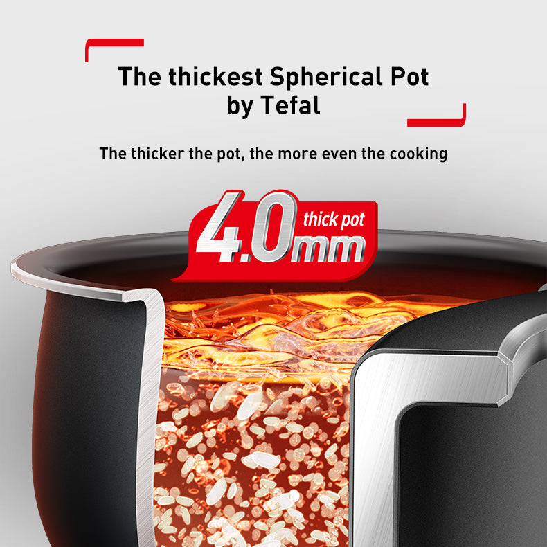 Tefal Delirice Max Fuzzy Logic Rice Cooker 1.8L RK7778