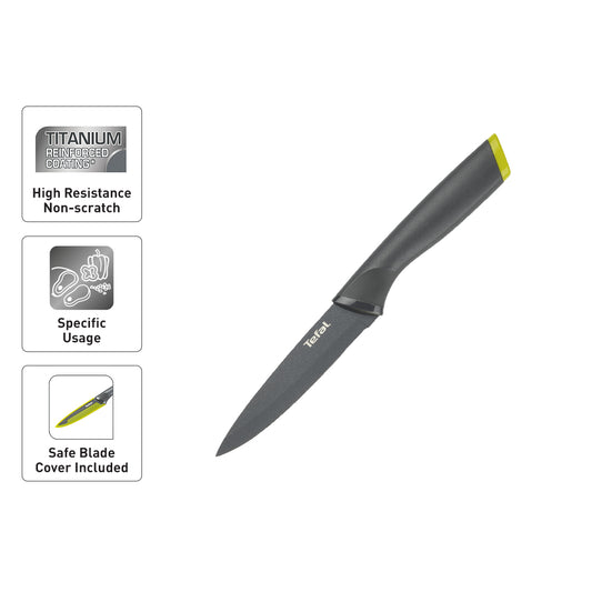 Tefal Fresh Kitchen Utility Knife+Cover 12cm