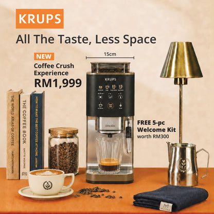 KRUPS Coffee Crush Experience + GWP 4 Pcs Sets + Coffee Bean