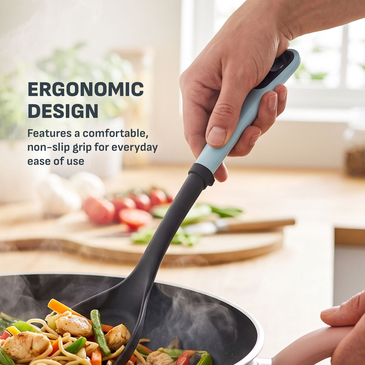 [NEW] Tefal Kitchenware 5pc Set - Ingenio Plus Y Peeler + Ladle + Wok Spatula + Kitchen Shears + Chef Knife 15cm
