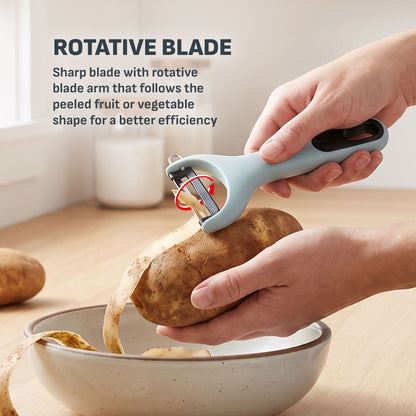 [NEW] Tefal Kitchenware 5pc Set - Ingenio Plus Y Peeler + Ladle + Wok Spatula + Kitchen Shears + Chef Knife 15cm
