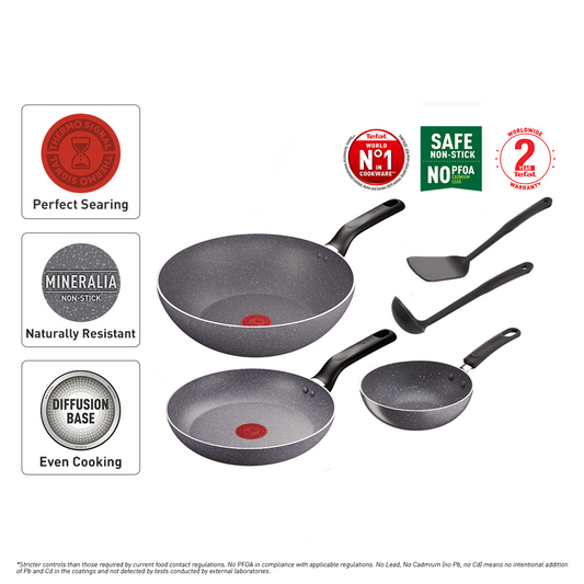 Tefal Natura 5-Piece Set (WP28, WP16, FP24, Ladle & Spatula)