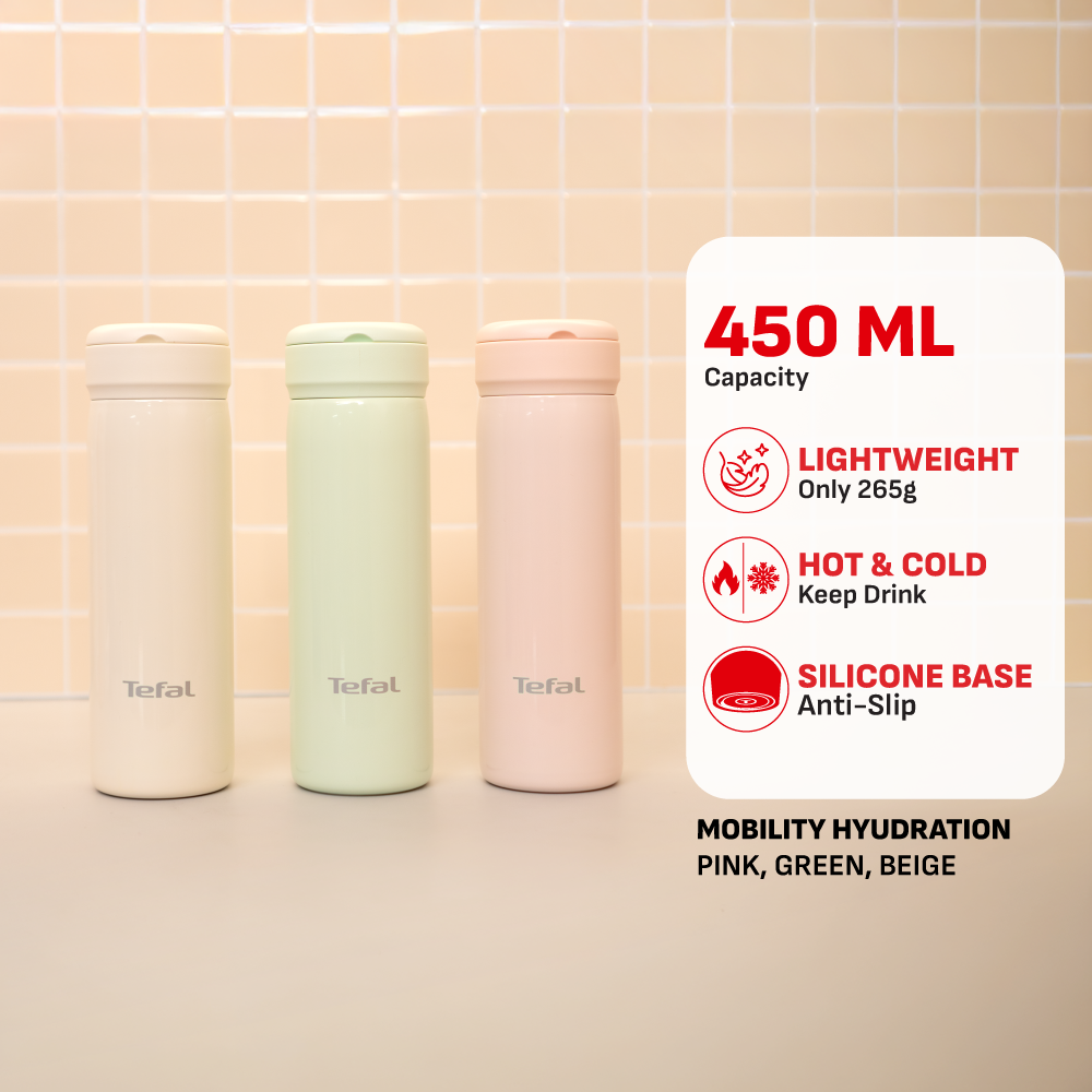 Tefal Mobility Hydration Bottle 450ml