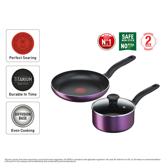 Tefal Cooking Source 3 Pcs Set (FP 24+Saucepan 18)