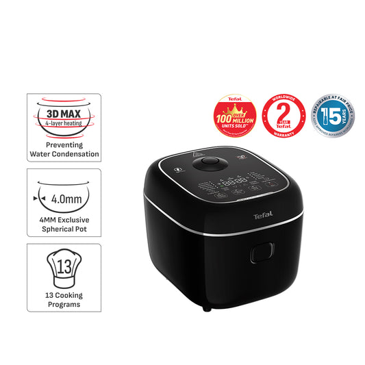 Tefal Delirice Max Fuzzy Logic Rice Cooker 1.8L RK7778