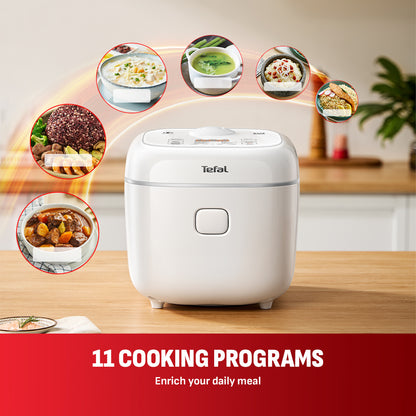 [Online Exclusive] Tefal Delirice Fuzzy Logic Rice Cooker 1.8L RK7711