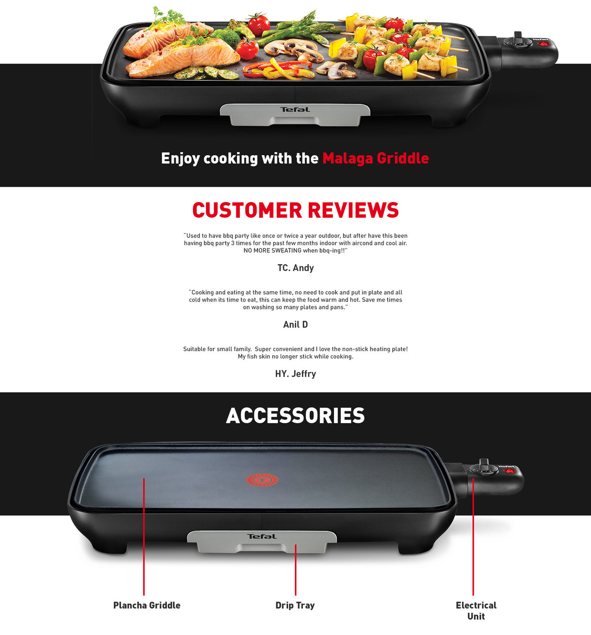 Tefal Plancha Malaga Sucessor CB5038