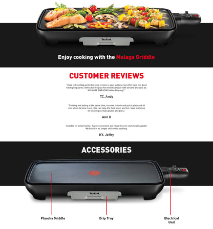 Tefal Plancha Malaga Sucessor CB5038