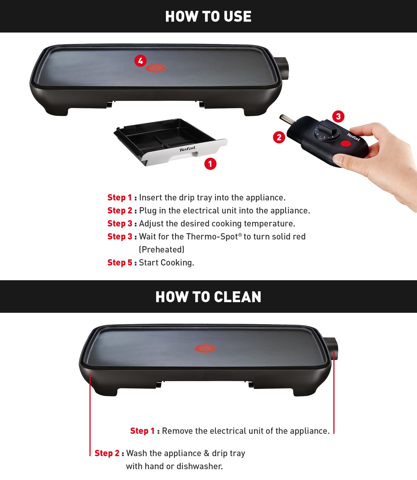 Tefal Plancha Malaga Sucessor CB5038