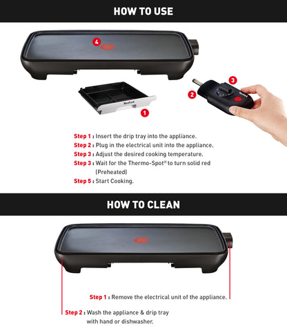Tefal Plancha Malaga Sucessor CB5038