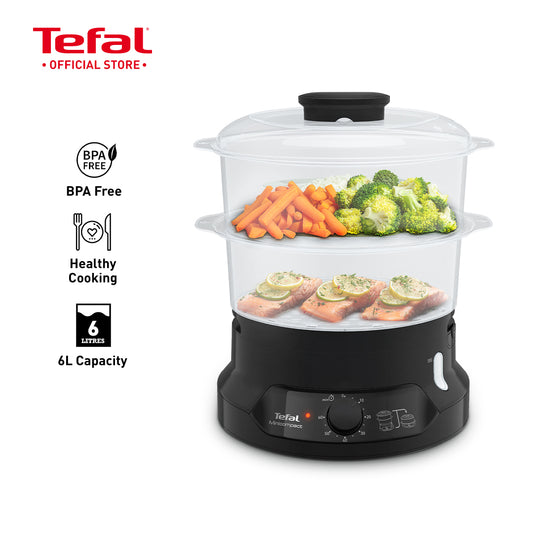 Tefal Minicompact Steamer (BPA Free) VC1398