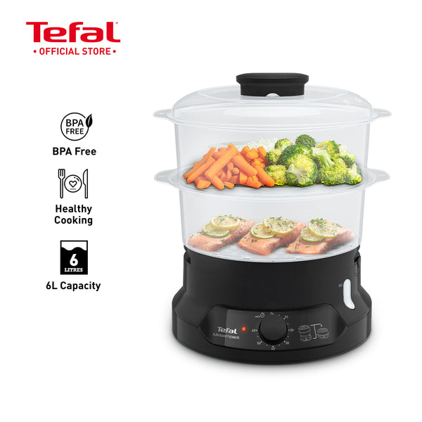Tefal Minicompact Steamer (BPA Free) VC1398