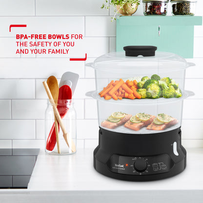 Tefal Minicompact Steamer (BPA Free) VC1398