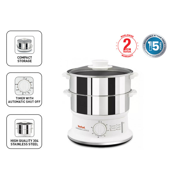Tefal Convenient Steamer (Stainless Steel) VC1451
