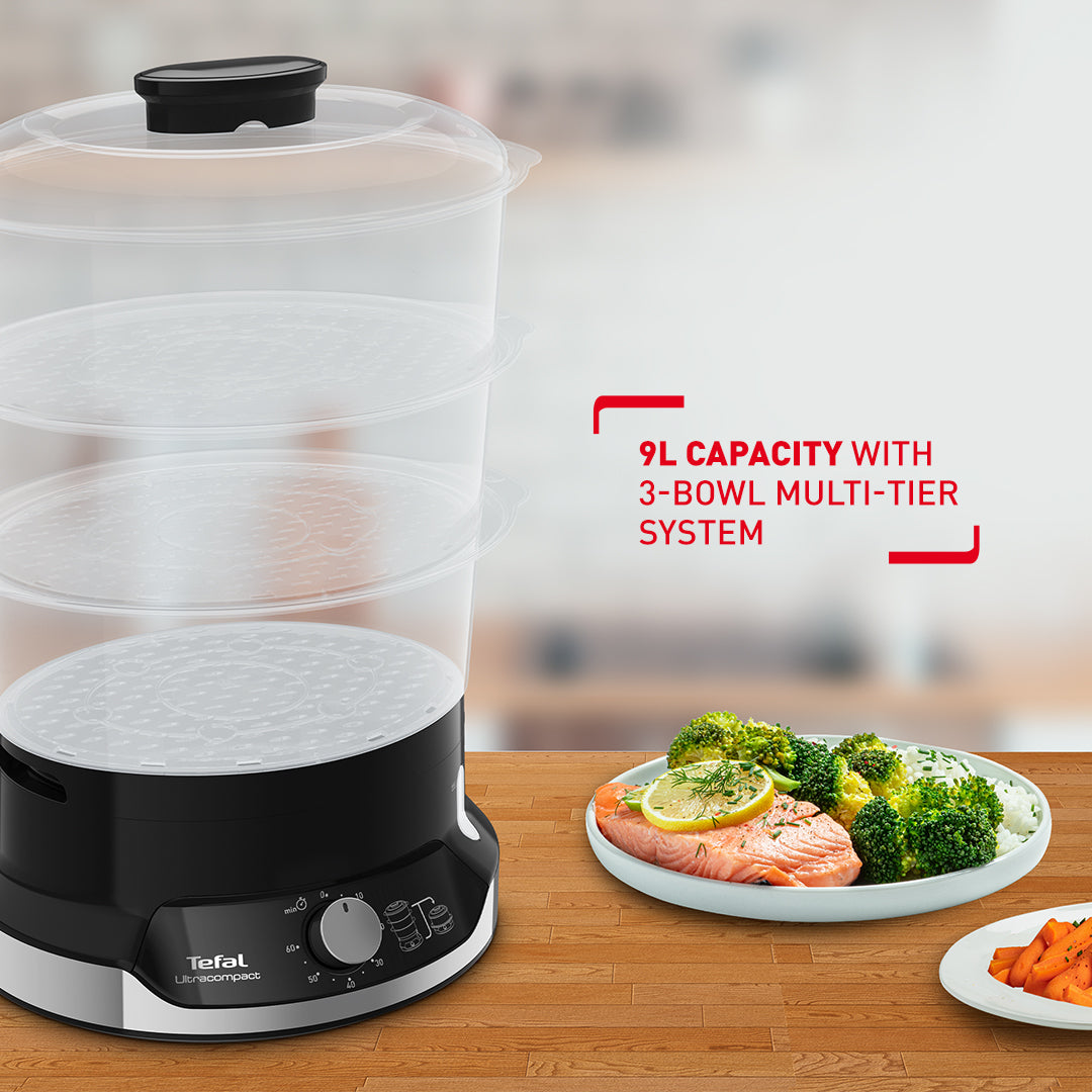 Tefal Ultracompact Steamer (BPA Free) VC2048