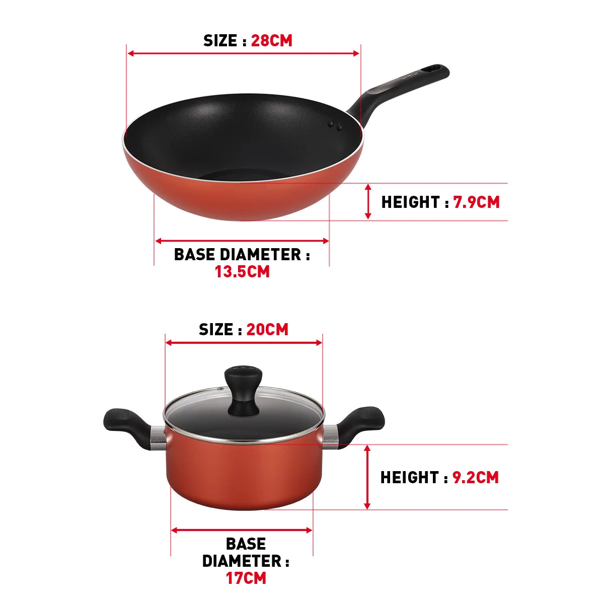 Tefal Fresh Start 4-Piece Set (STW20 + WP28 + Ladle)