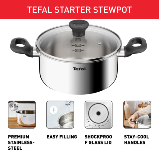 Tefal Starter Saucepan 18cm w/lid