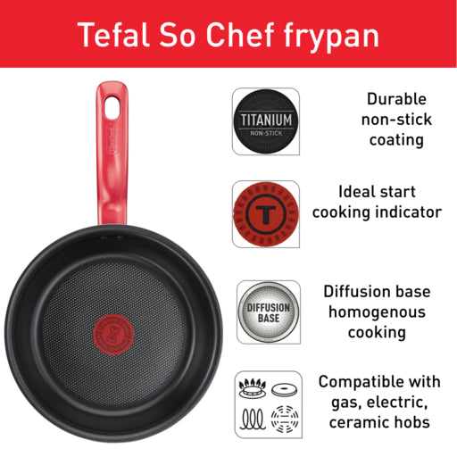Tefal So Chef Frypan 24cm