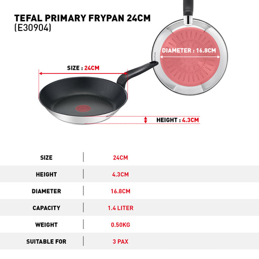 Tefal Primary Frypan 24cm