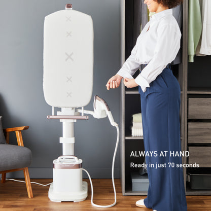 IXEO Vision, All-in-One Steaming & Ironing, Multi-Position Board