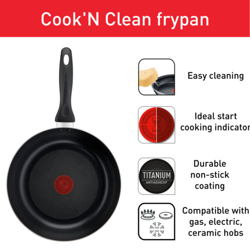 Tefal Cook & Clean Frypan 24cm