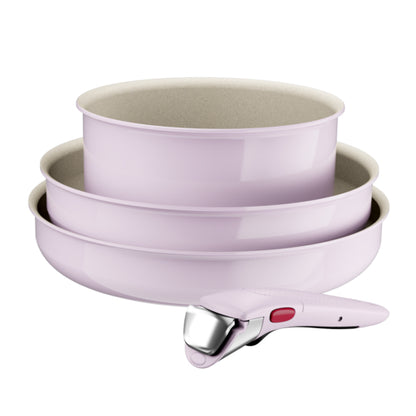 Tefal Ingenio Serenity 4pcs Set (Pink Clay)