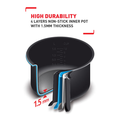 Tefal Mini Fuzzy Logic Rice Cooker RK5151 (4 cups)