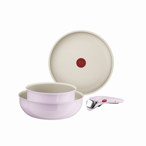 Tefal Ingenio Serenity 4pcs Set (Pink Clay)