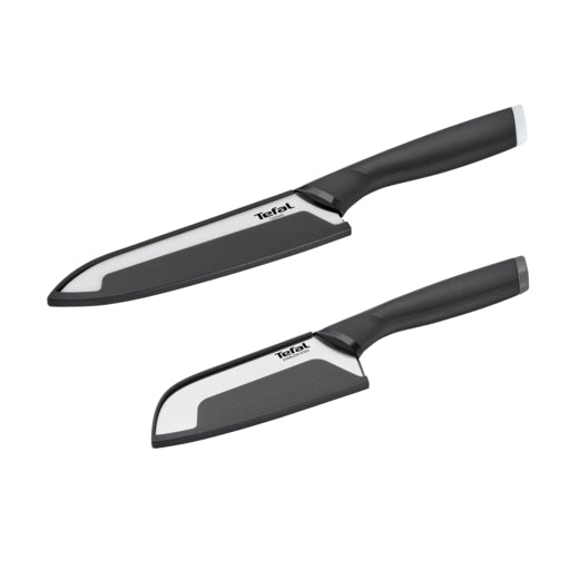 Tefal Comfort Knives 2 Pcs Set (Santoku 12cm + Chef Knife 15cm)